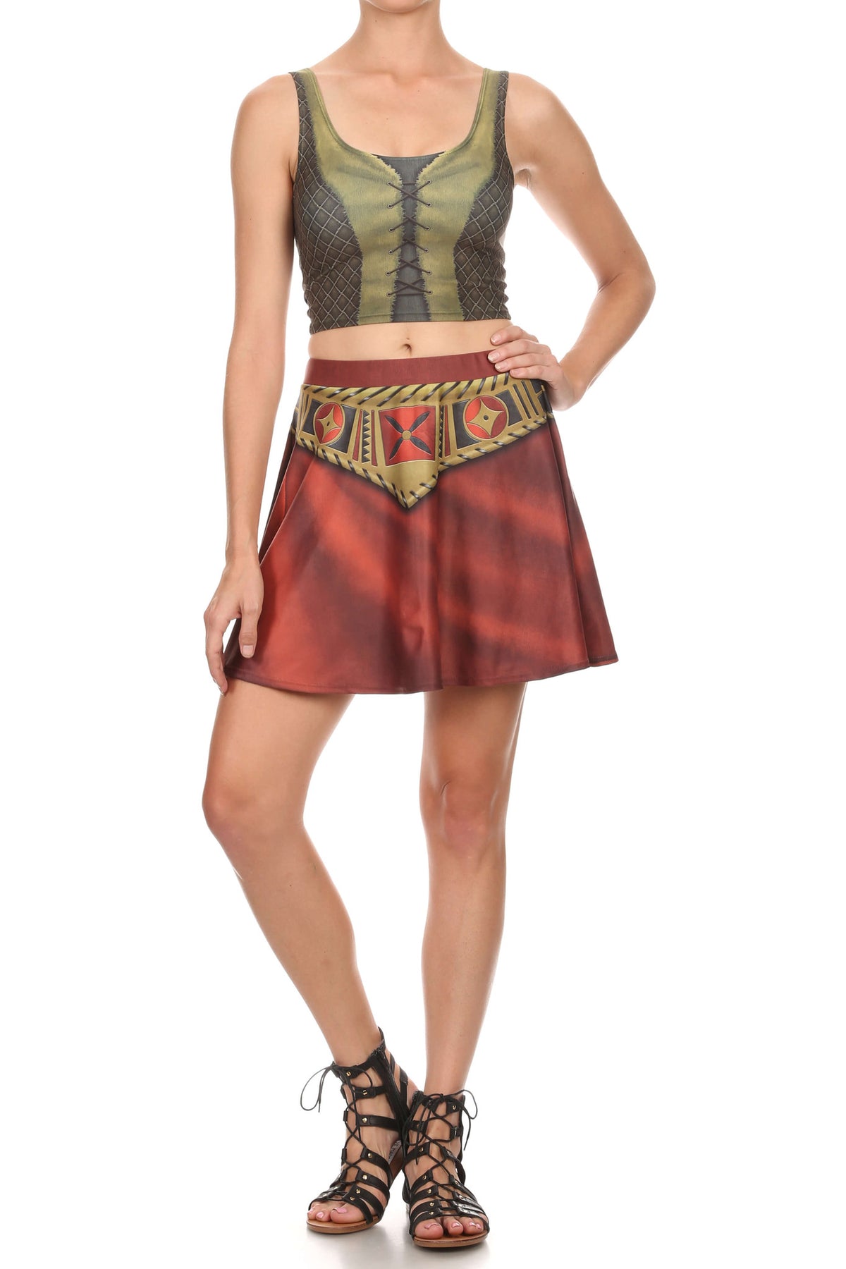 Sidekick Gabby Skirt Set - POPRAGEOUS
 - 3