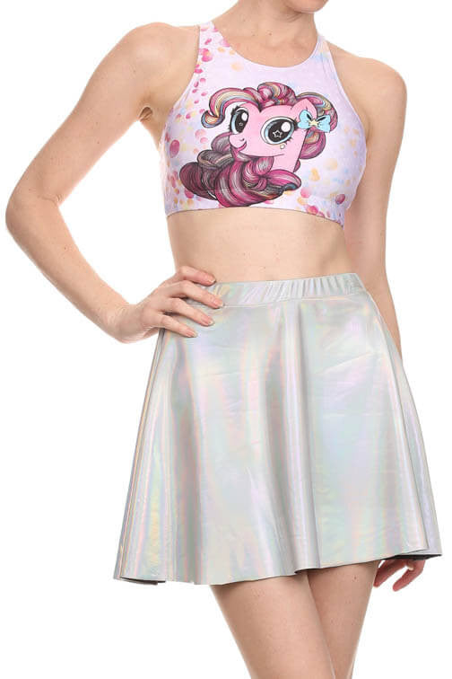 My Little Pony: Pinkie Pie Sporty Crop Top - POPRAGEOUS
 - 1