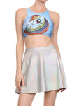 My Little Pony: Rainbow Dash Sporty Crop Top - POPRAGEOUS
 - 1