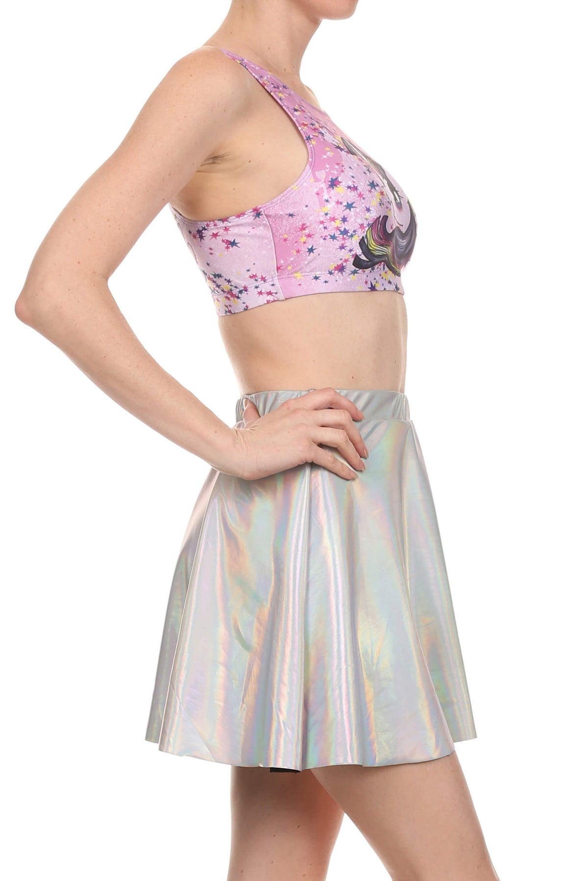 My Little Pony: Twilight Sparkle Sporty Crop Top - POPRAGEOUS
 - 2