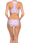 90's Sporty Crop Top - Lavender - POPRAGEOUS
 - 3