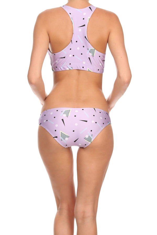 90's Full Bikini Bottom - Lavender - POPRAGEOUS
 - 1