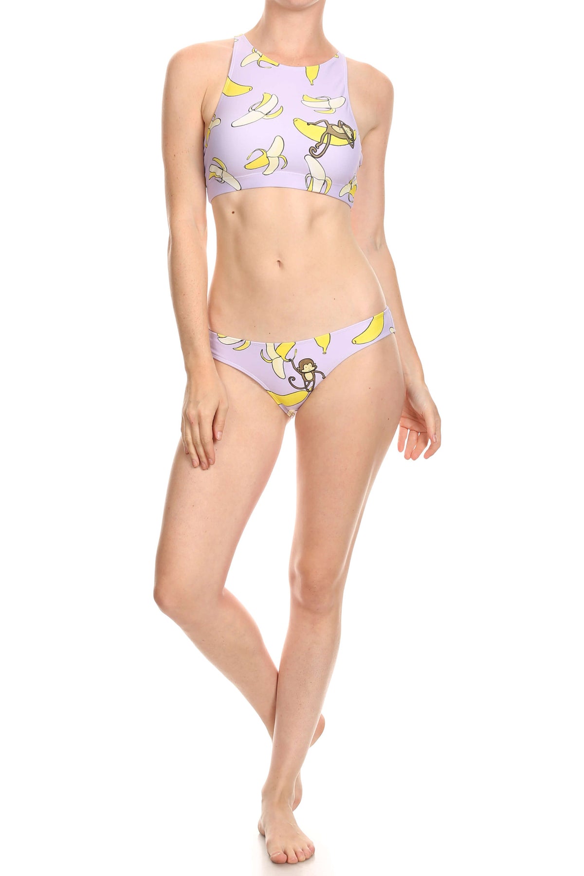 Bananas Sporty Crop Top - POPRAGEOUS
 - 3