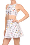 Mouse Splatter Sporty Crop Top - POPRAGEOUS
 - 2