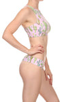 Pink Cactus Sporty Crop Top