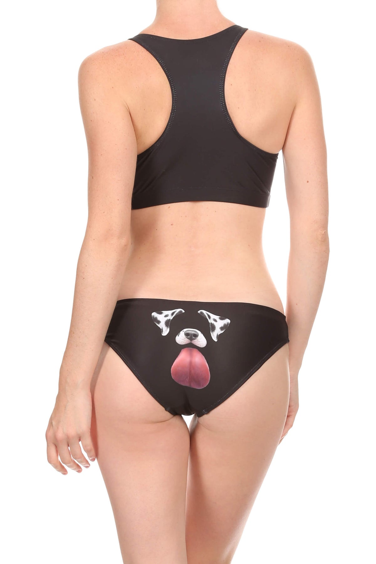 Snap Pup Full Bikini Bottoms - Dalmation - POPRAGEOUS
 - 1