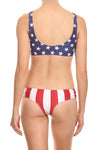 Red Stripes Brazilian Bottom - POPRAGEOUS
 - 1