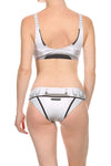 White Robotic Full Bikini Bottom - LIMITED - POPRAGEOUS
 - 1