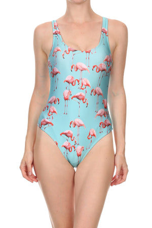 Flamingo 'The Pam' Onesie Swim - POPRAGEOUS
 - 1