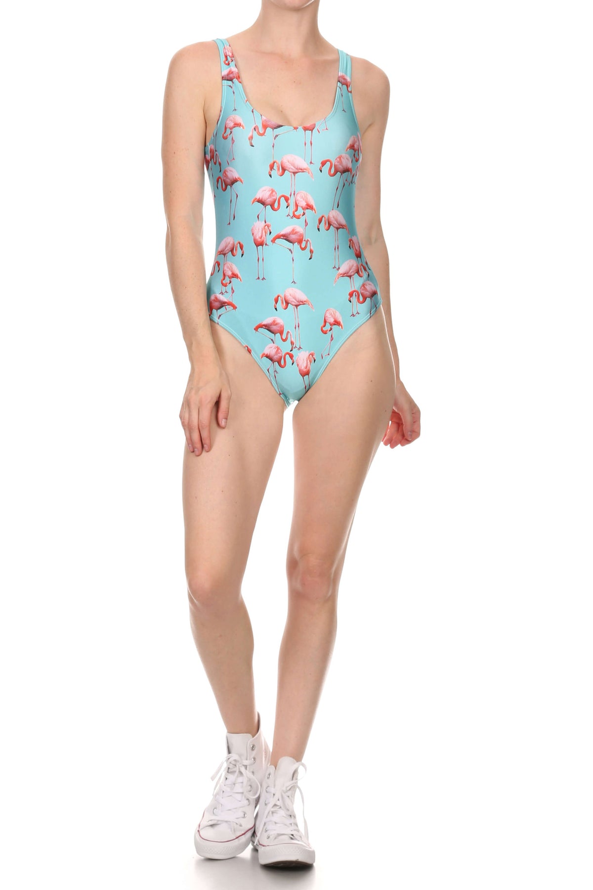 Flamingo 'The Pam' Onesie Swim - POPRAGEOUS
 - 5