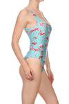 Flamingo 'The Pam' Onesie Swim - POPRAGEOUS
 - 3