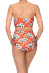 Orange Wallflower Two-Piece Swim - POPRAGEOUS
 - 3