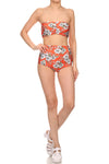 Orange Wallflower Two-Piece Swim - POPRAGEOUS
 - 4