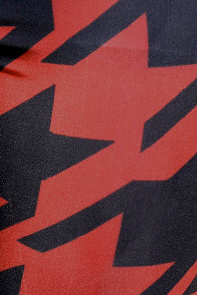 Oxblood Houndstooth Leggings - POPRAGEOUS
 - 5