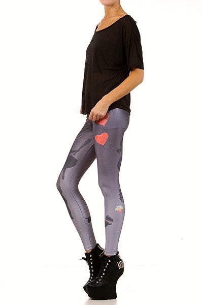 Girl Saves Boy Leggings - POPRAGEOUS
 - 2
