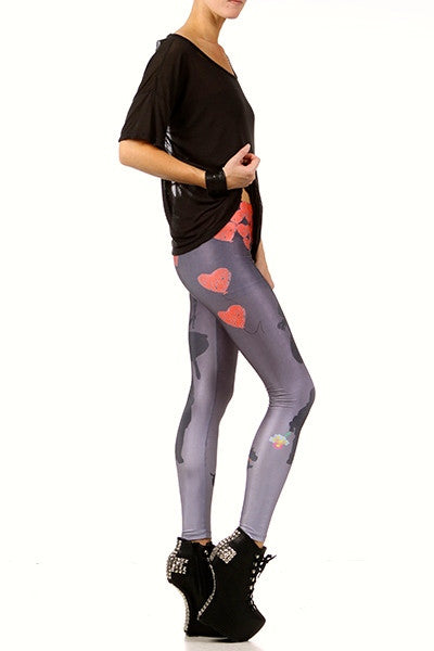 Girl Saves Boy Leggings - POPRAGEOUS
 - 3