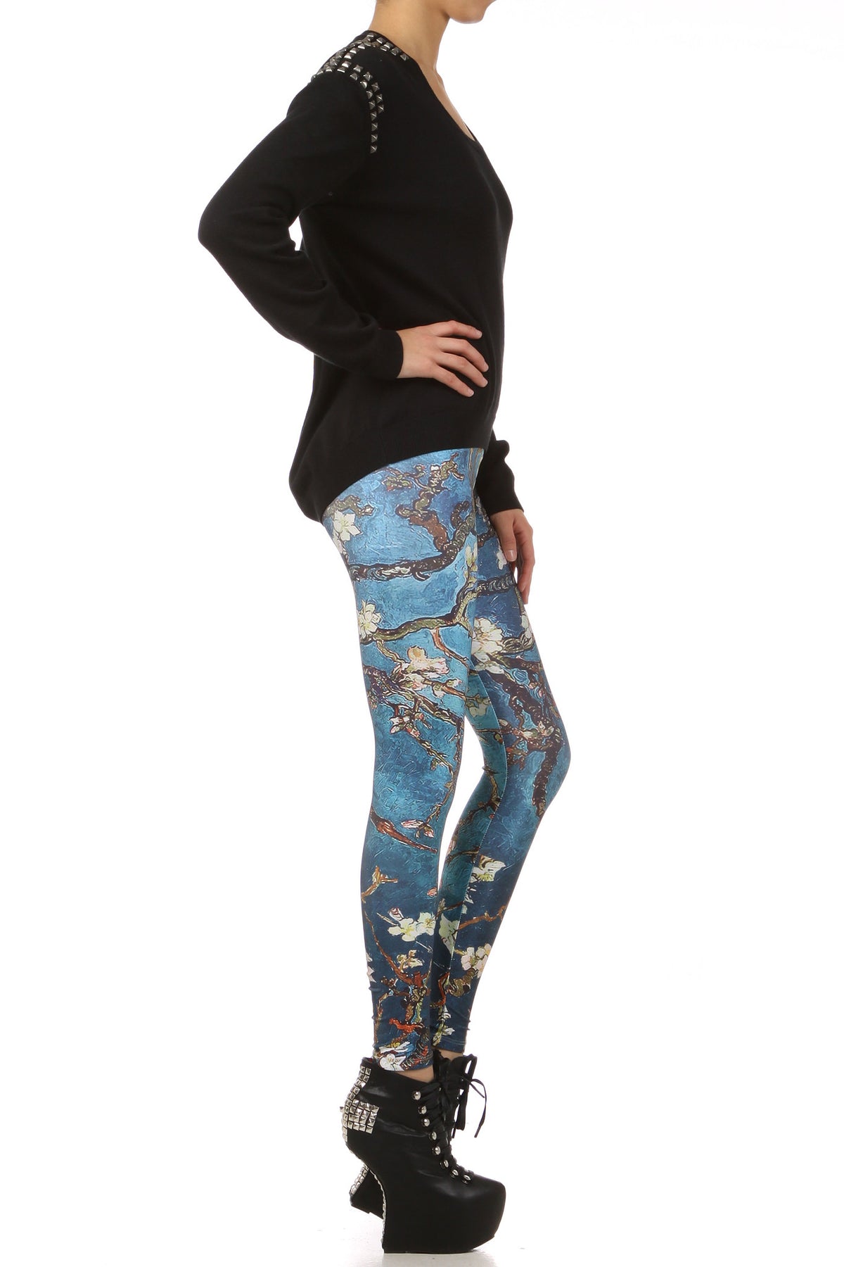 Almond Blossom Leggings - POPRAGEOUS
 - 3