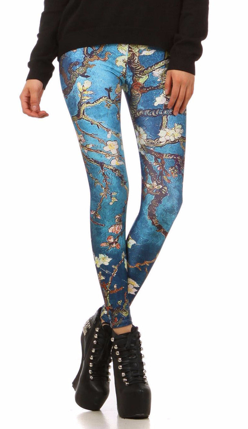 Almond Blossom Leggings - POPRAGEOUS
 - 1