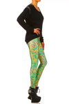 Klimt Flower Leggings - POPRAGEOUS
 - 3