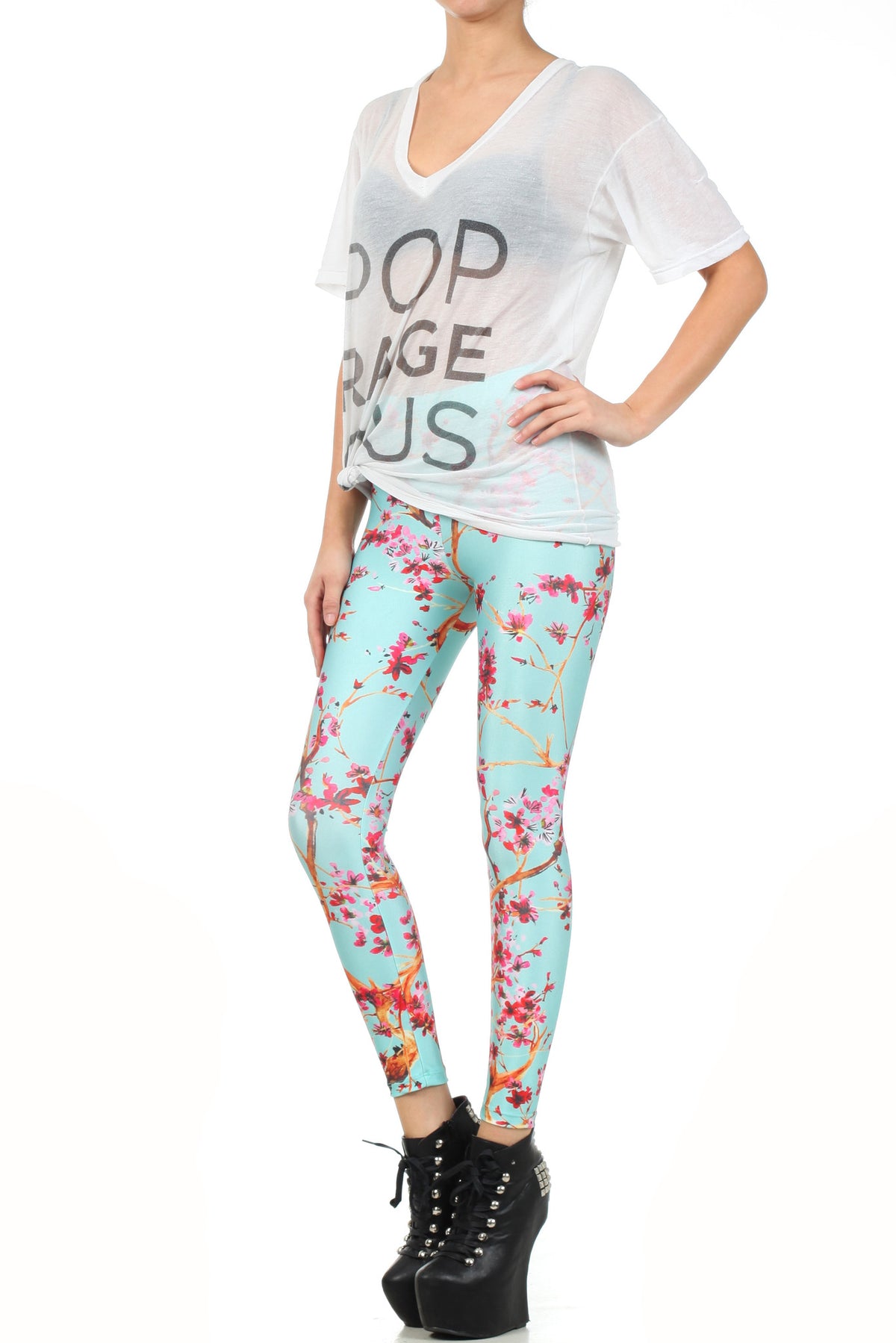 AZ Iced Tea Leggings - POPRAGEOUS
 - 2