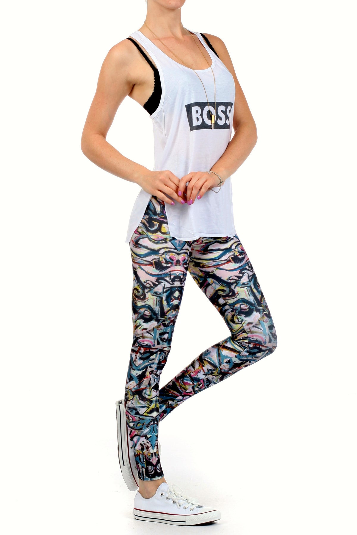 Totem Mural Leggings - POPRAGEOUS
 - 3