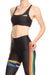 Rainbow Surf Aurora Bra - Black