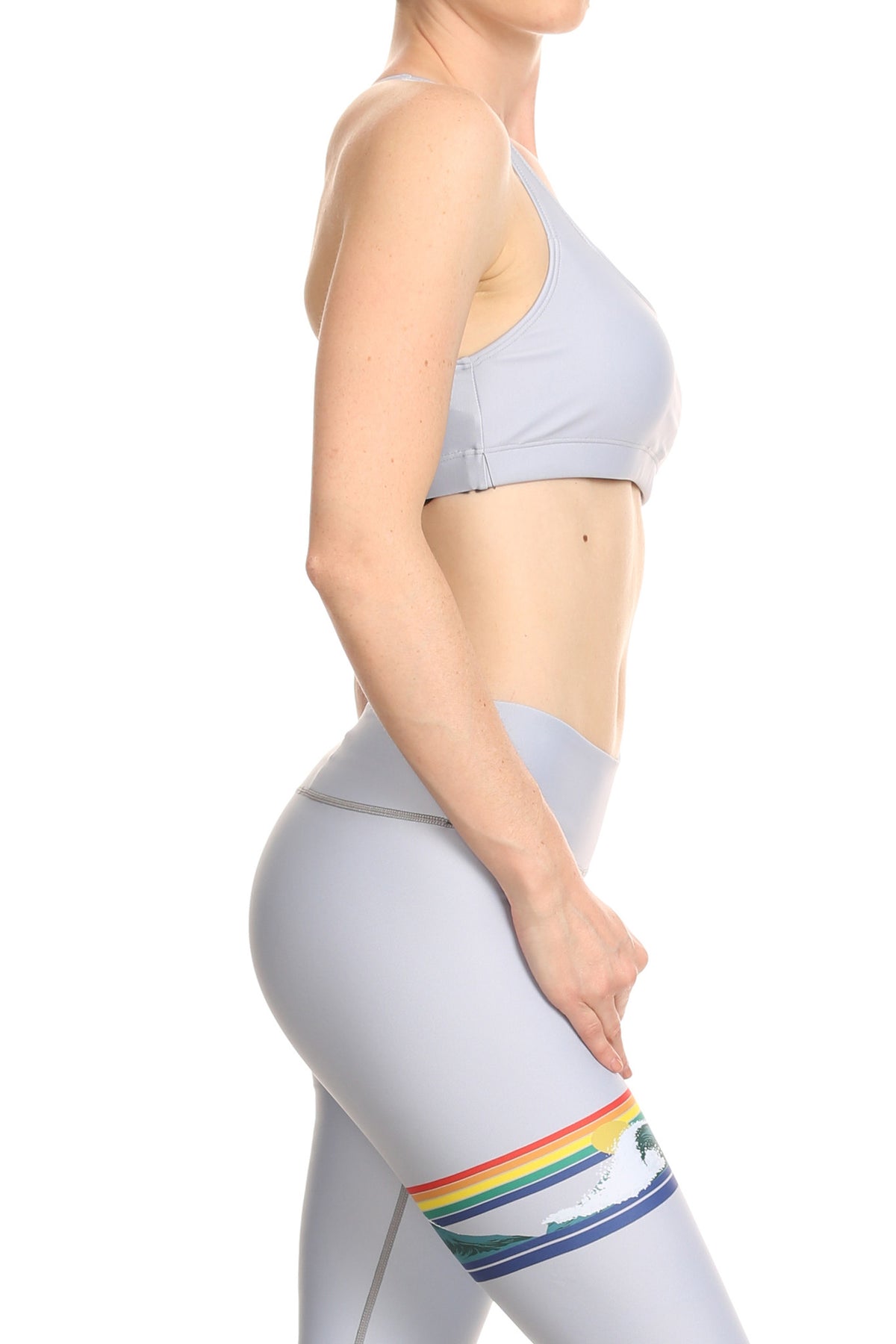 Rainbow Surf Aurora Bra - Stone