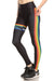 Rainbow Surf Dream Leggings - Black