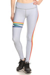 Rainbow Surf Dream Leggings - Stone