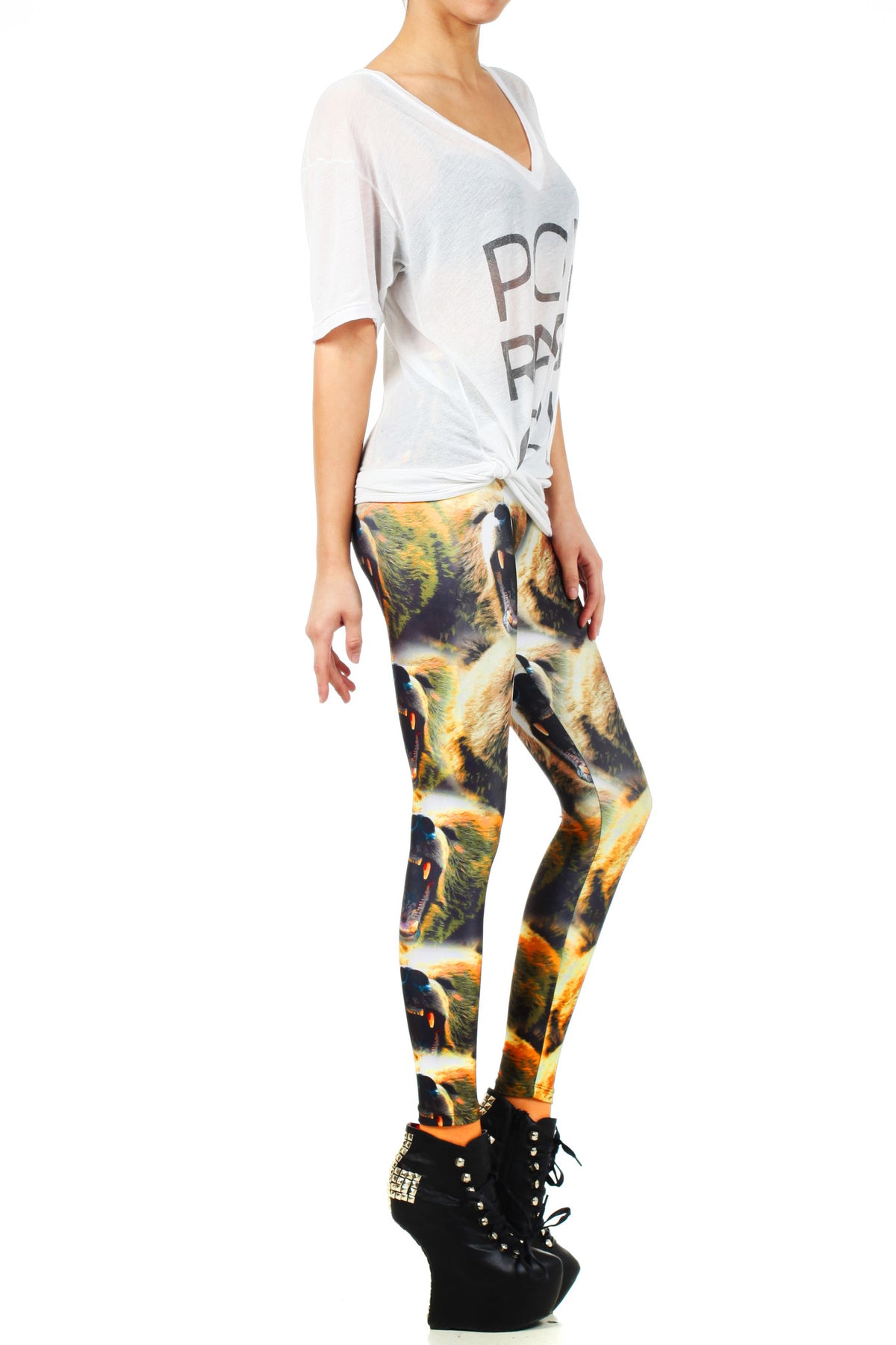 Cali Roar Leggings - POPRAGEOUS
 - 4