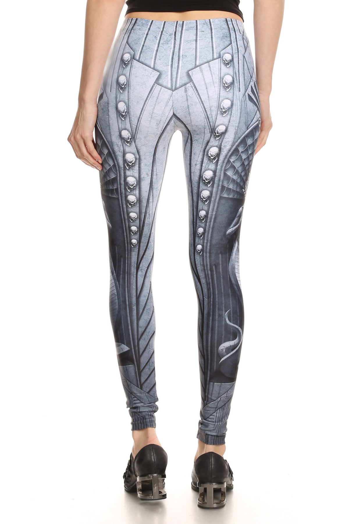 Serpentine Skull Leggings - POPRAGEOUS
 - 5