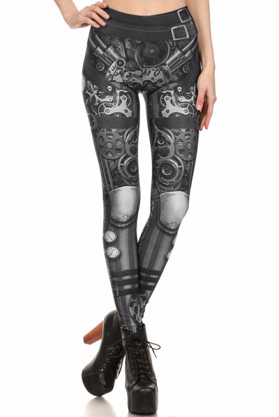 Steampunk Leggings - Monochromatic