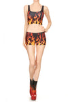 Flame Crop Top