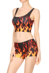 Flame Crop Top