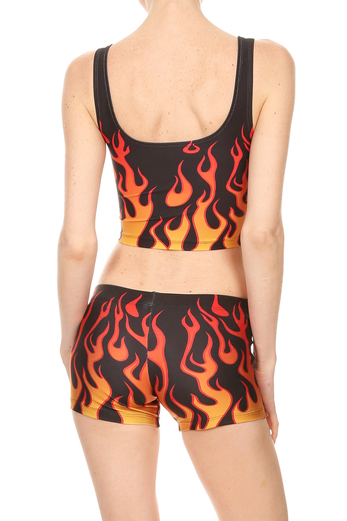 Flame Crop Top