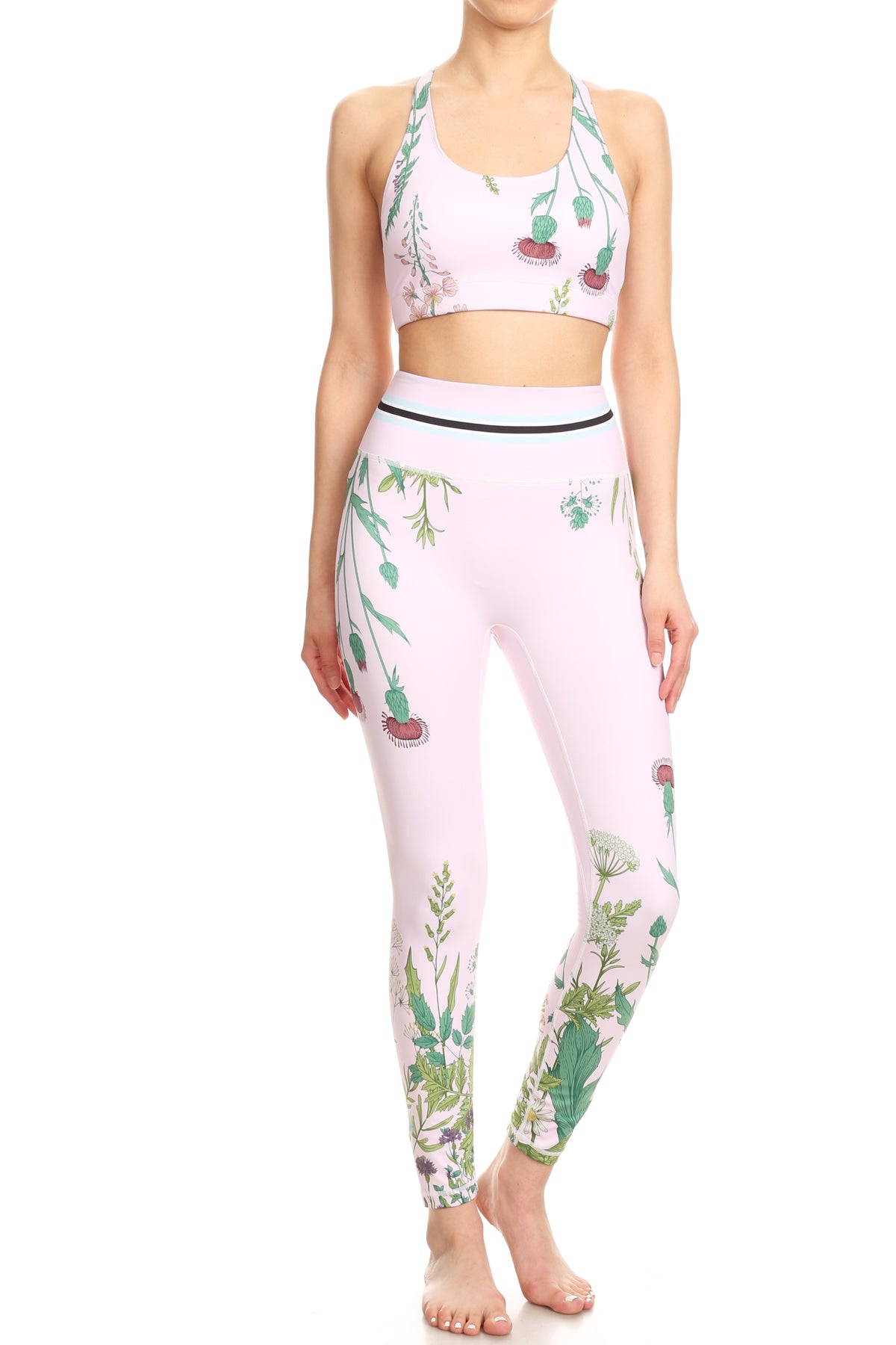 Botanical Bae Pink Aurora Bra