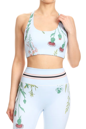 Botanical Bae Blue Aurora Bra