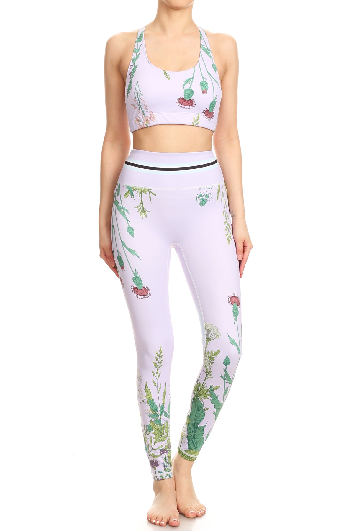 Botanical Bae Purple Aurora Bra