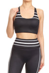 Fonda Fade Black Aurora Bra