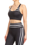 Fonda Fade Black Aurora Bra