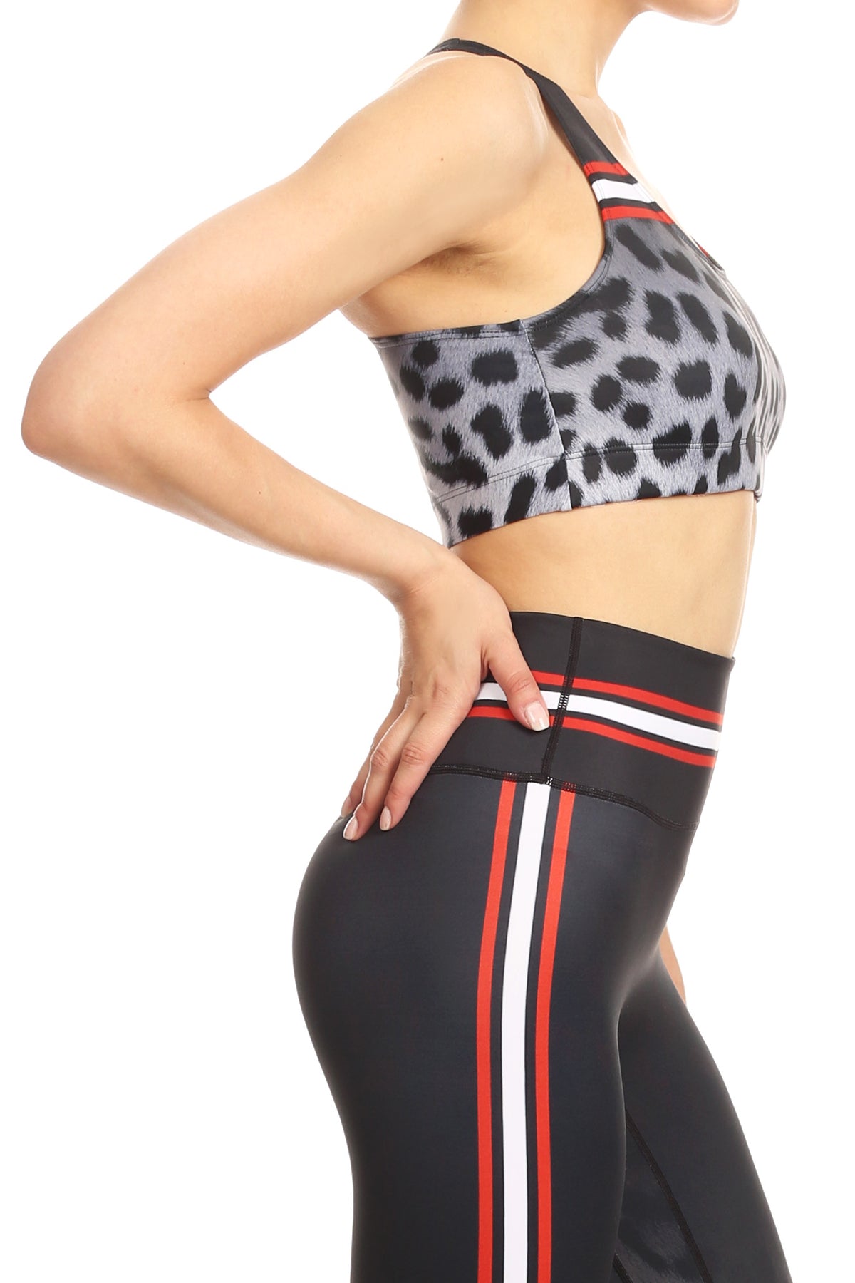 Snow Leopard Fade Aurora Bra