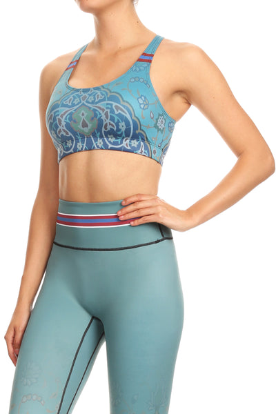 Turquoise Tiles Aurora Bra