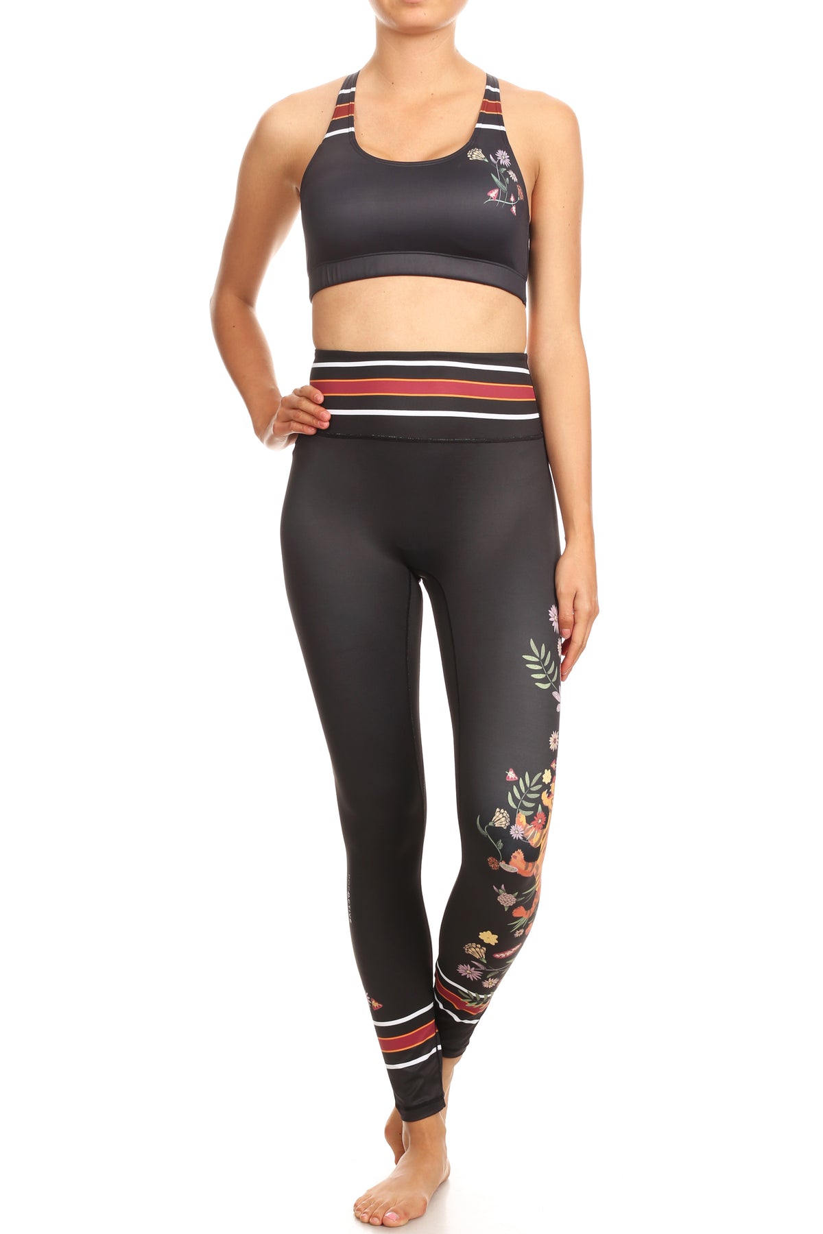 Embroidered Tiger Aurora Bra