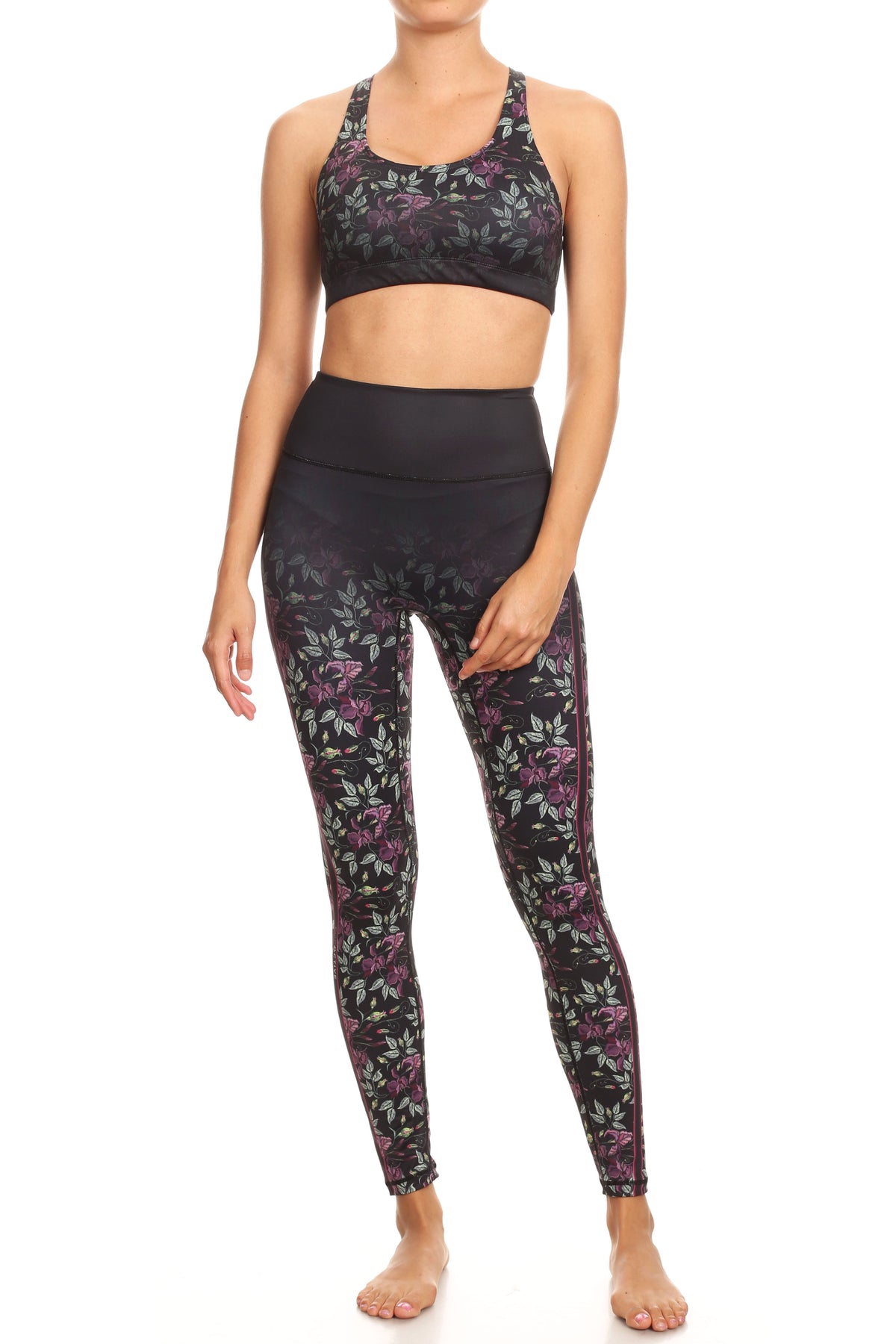 Embroidered Iris Aurora Bra