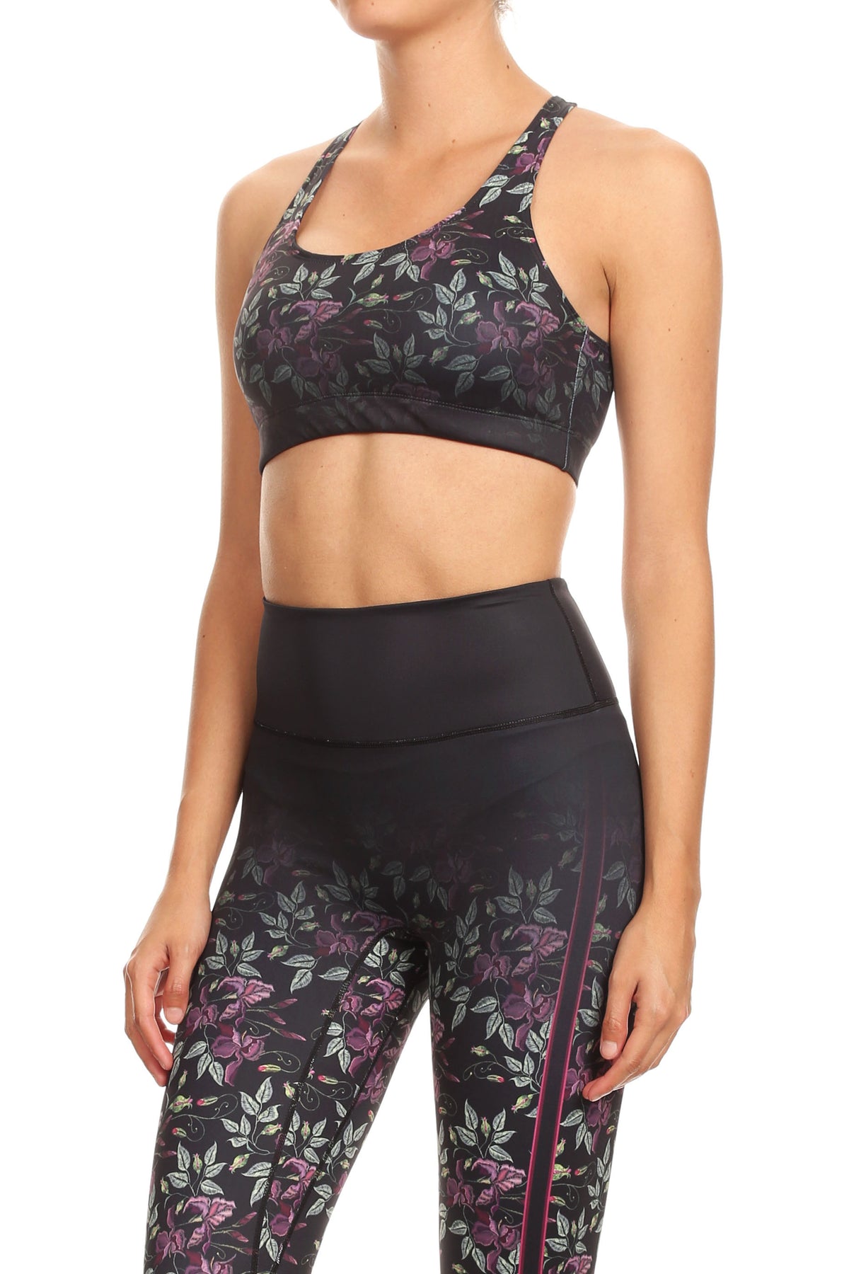 Embroidered Iris Aurora Bra