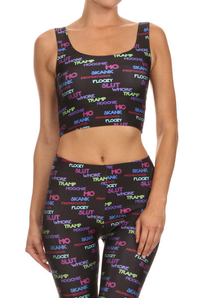 Anti Slut-Shaming Crop Top - POPRAGEOUS
 - 1