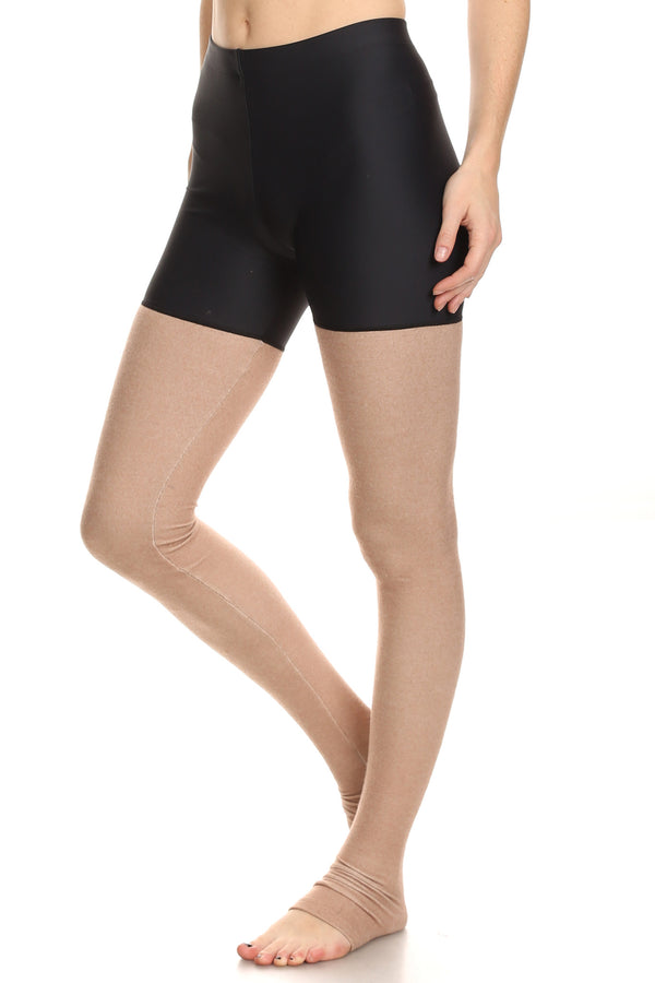 Ballerina Cashknit Legging - Beige - POPRAGEOUS
 - 4