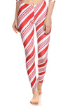 Candy Cane Leggings - POPRAGEOUS
 - 1