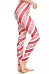 Candy Cane Leggings - POPRAGEOUS
 - 2