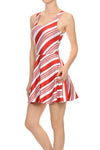 Candy Cane Skater Dress - POPRAGEOUS
 - 3